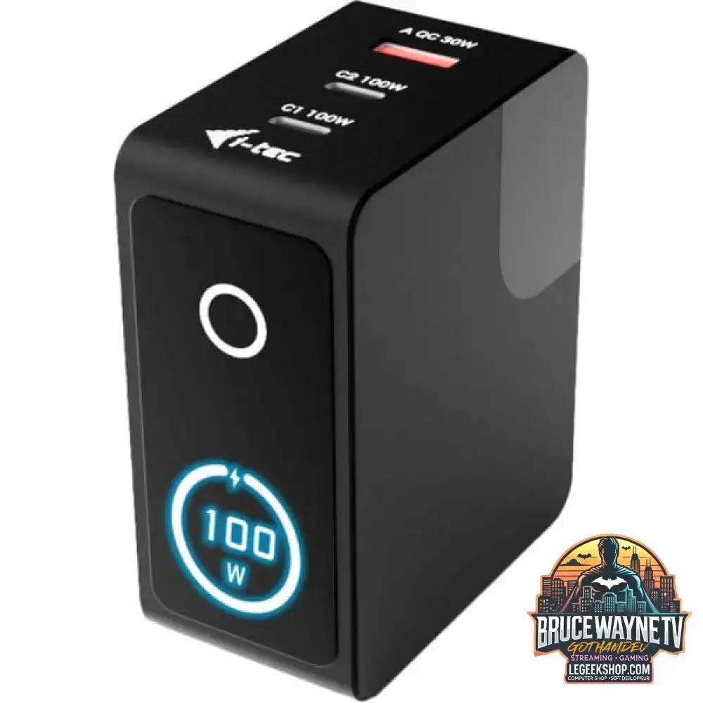 i-tec 100W Intelligent Multiport USB Charger, Ladegerät schwarz - i-tec