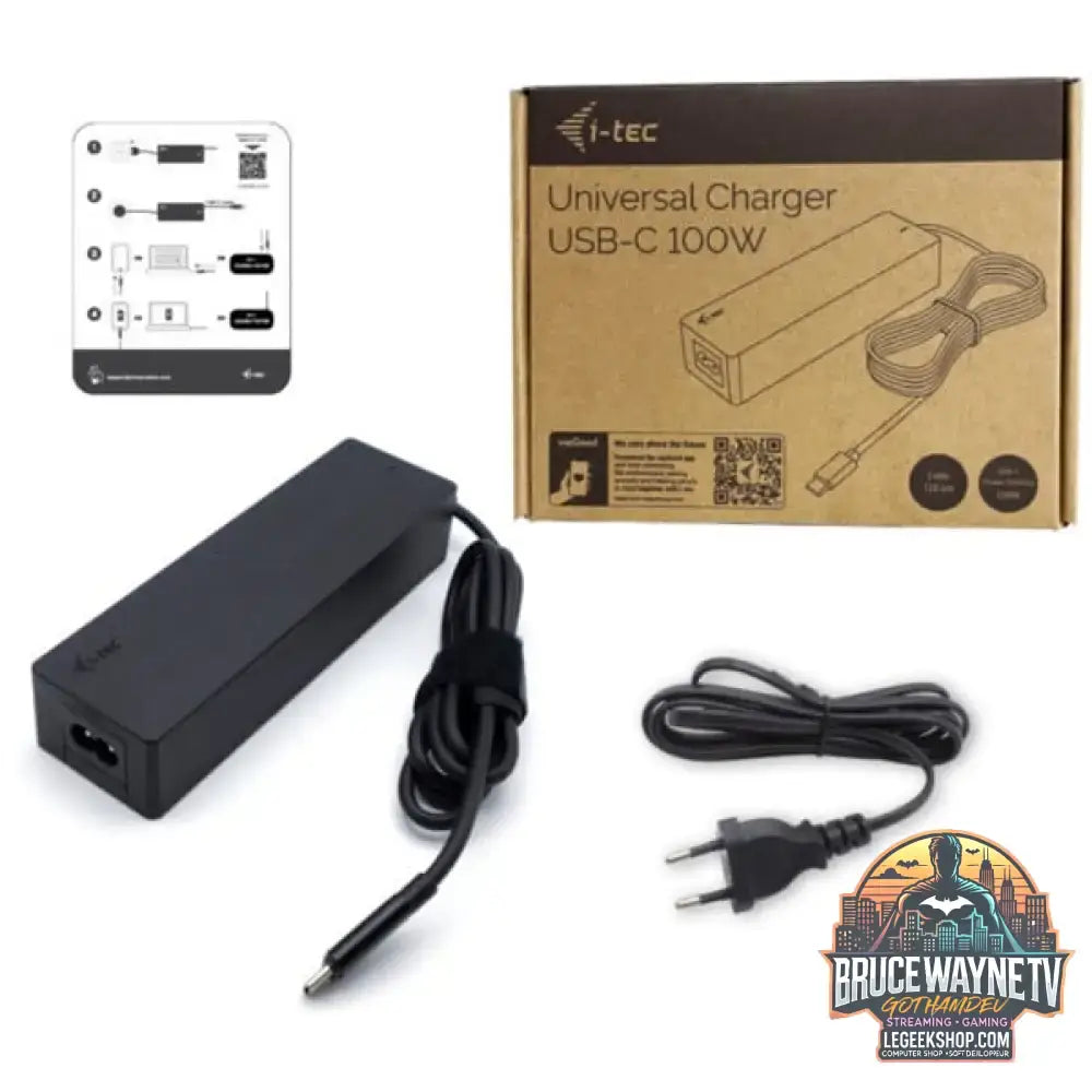 i-tec Universal Ladegerät USB-C PD 3.0, 100 Watt schwarz - i-tec - vue 4