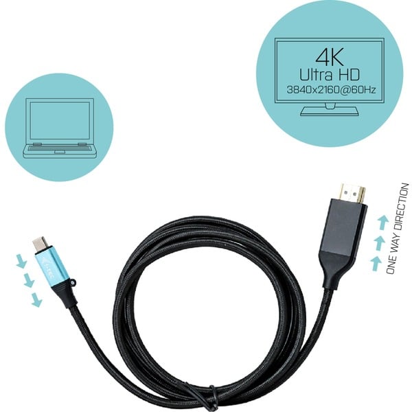 i-tec Adapterkabel USB-C > HDMI 4K / 60Hz - i-tec - vue 4
