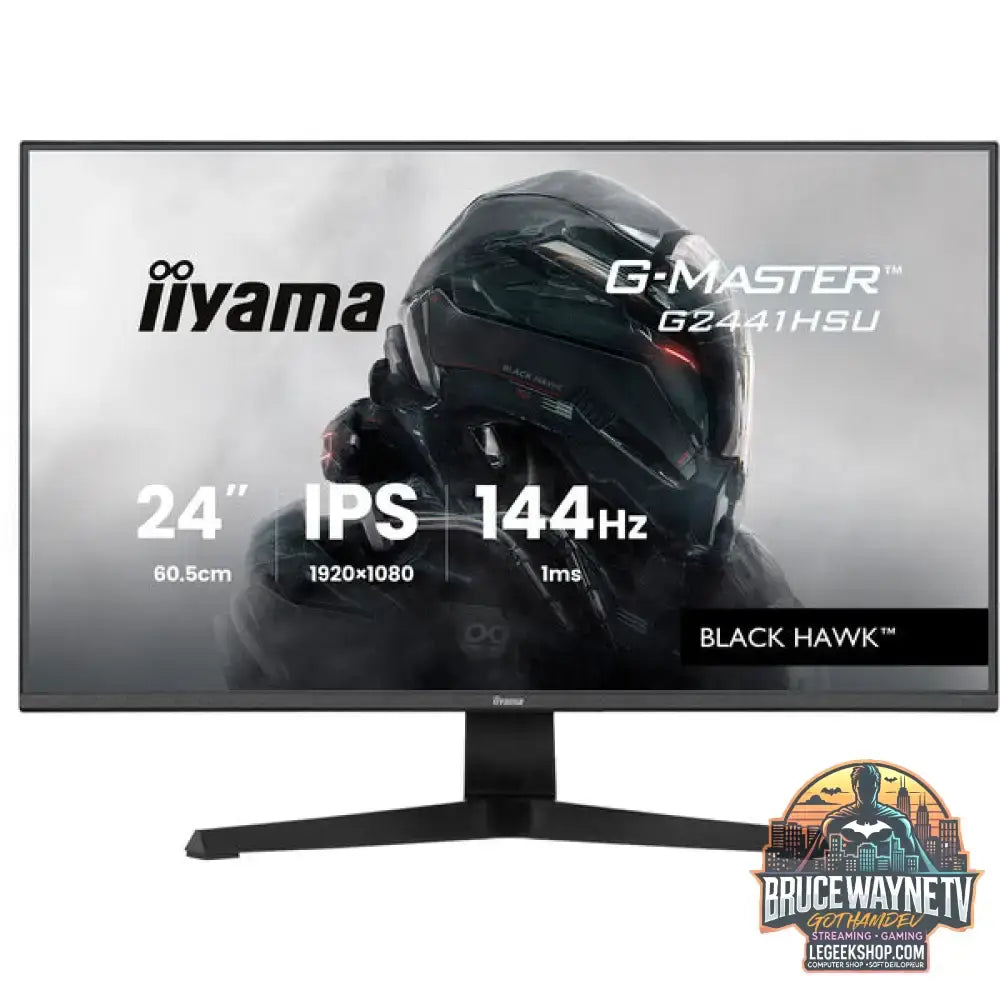 iiyama G-Master G2441HSU-B1 Black Hawk 23,8" Full HD IPS 144 Hz - iiyama - vue 2