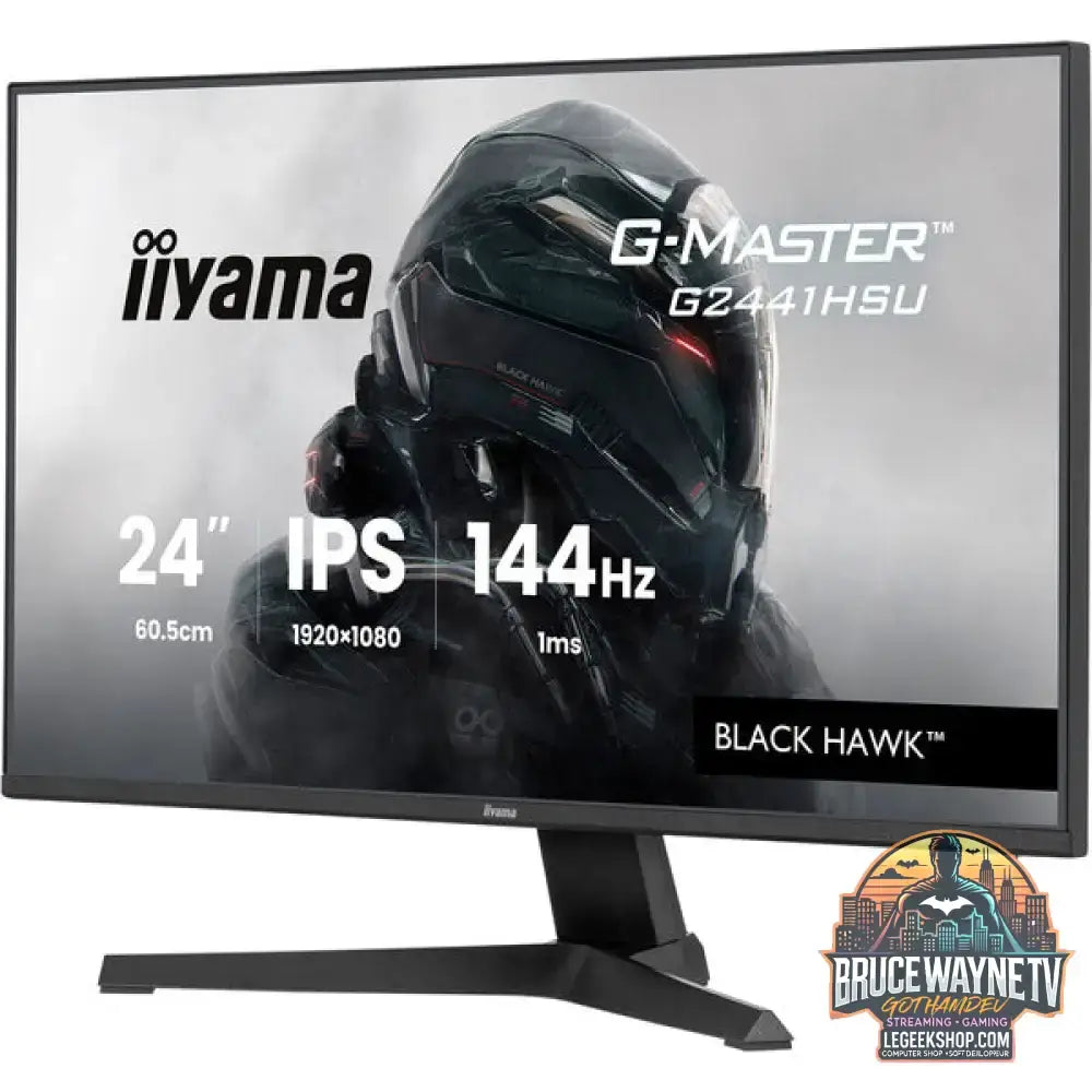 iiyama G-Master G2441HSU-B1 Black Hawk 23,8" Full HD IPS 144 Hz - iiyama - vue 3