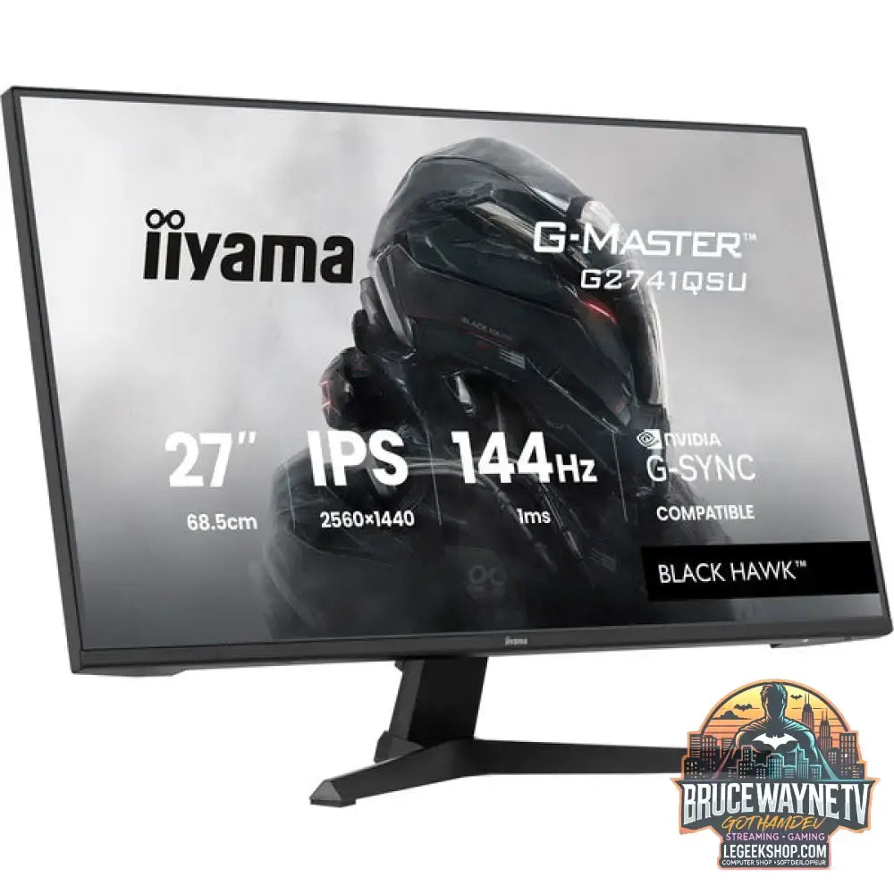 iiyama G-Master G2741QSU-B1 Black Hawk 27" QHD/WQHD IPS 144 Hz - iiyama - vue 4