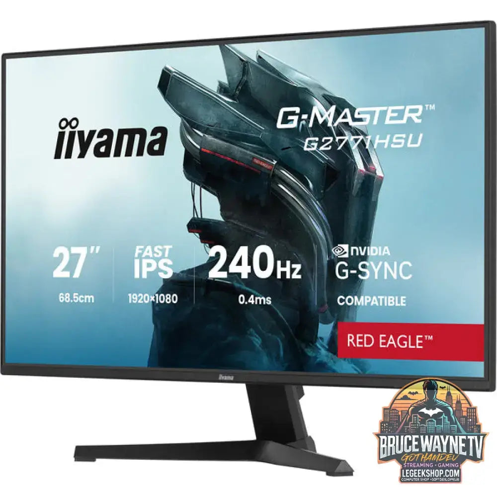 iiyama G-Master G2771HSU-B1 Red Eagle 27" Full HD IPS 240 Hz - iiyama - vue 3