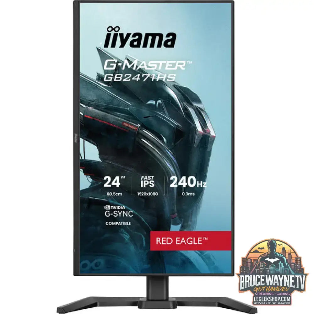 iiyama G-Master GB2471HS-B1 Red Eagle 23,8" Full HD IPS 240 Hz - iiyama - vue 3