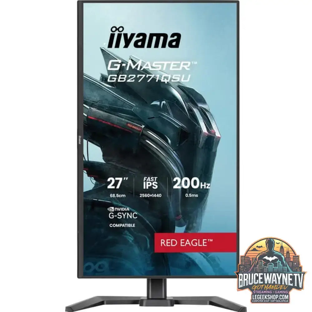 iiyama G-Master GB2771QSU-B1 Red Eagle, Gaming-Monitor - vue 3