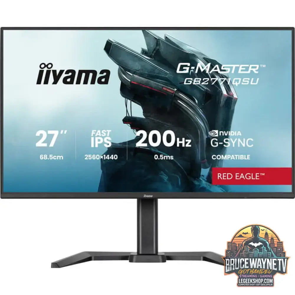 iiyama G-Master GB2771QSU-B1 Red Eagle, Gaming-Monitor - vue 2