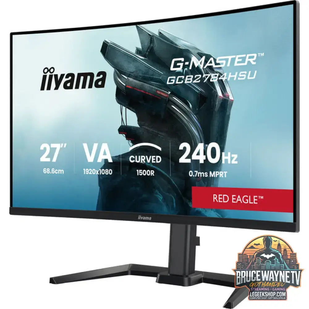 iiyama G-Master GCB2784HSU-B1 27" Full HD VA 240 Hz - iiyama - vue 3
