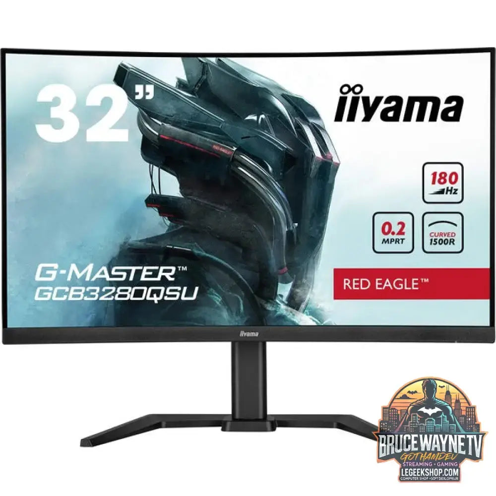 iiyama G-Master GCB3280QSU-B2 31,5" QHD/WQHD VA 180 Hz - iiyama - vue 3