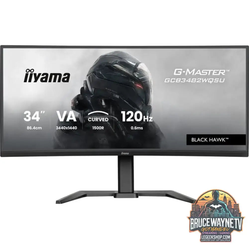 iiyama G-Master GCB3482WQSU-B1 BLACK HAWK 34" QHD/WQHD VA 120 Hz - iiyama - vue 2
