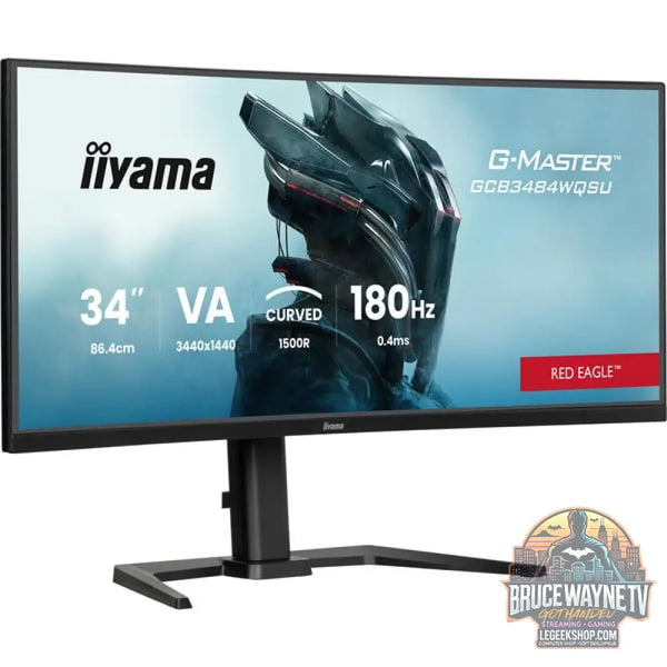 iiyama G-Master GCB3484WQSU-B1 RED EAGLE CURVED, Gaming-Monitor