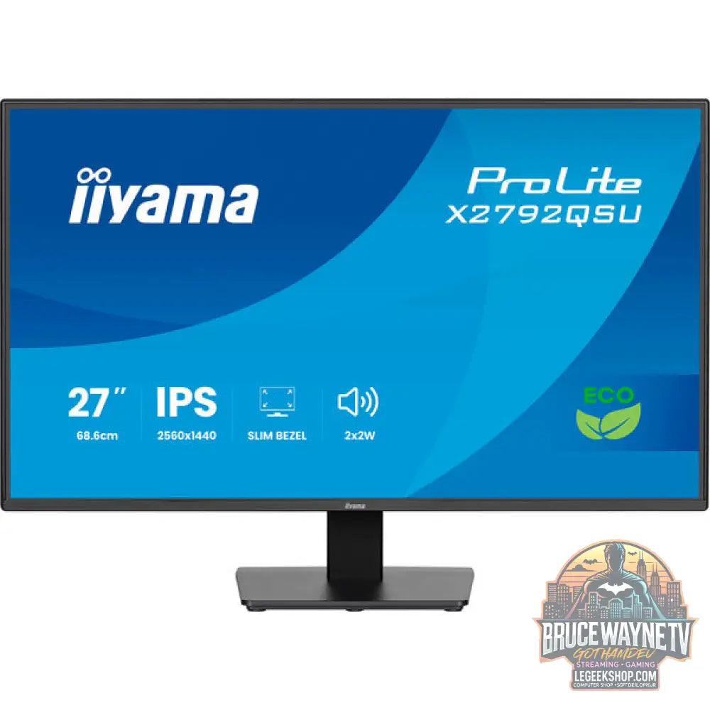 iiyama ProLite X2792QSU-B1 27" QHD/WQHD IPS 120 Hz - iiyama - vue 2