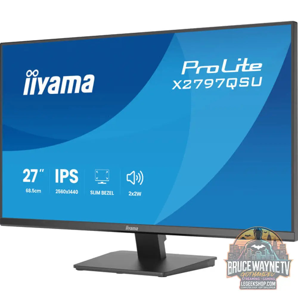 iiyama ProLite X2797QSU-B1 27" QHD/WQHD IPS 75 Hz - iiyama - vue 3