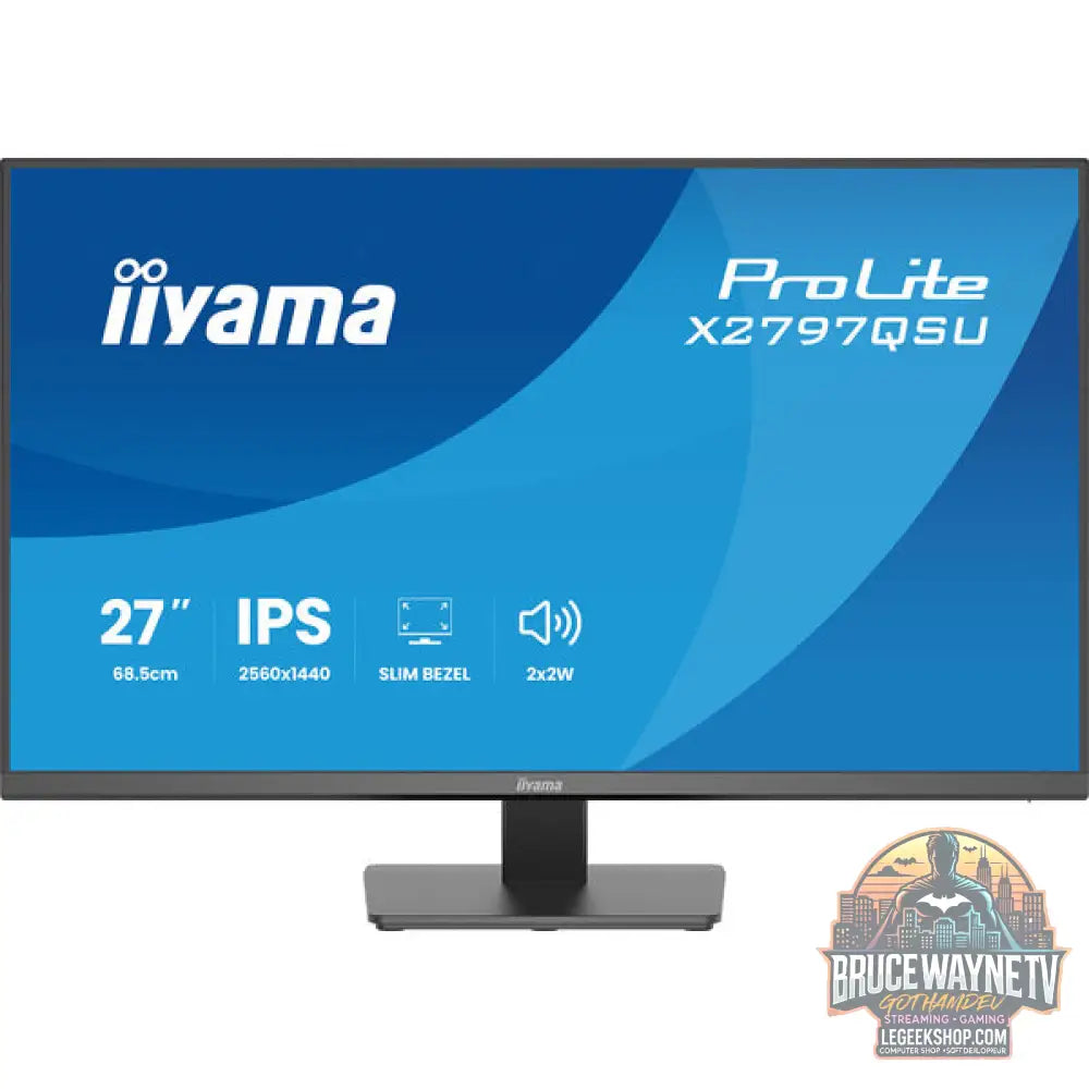 iiyama ProLite X2797QSU-B1 27" QHD/WQHD IPS 75 Hz - iiyama - vue 2