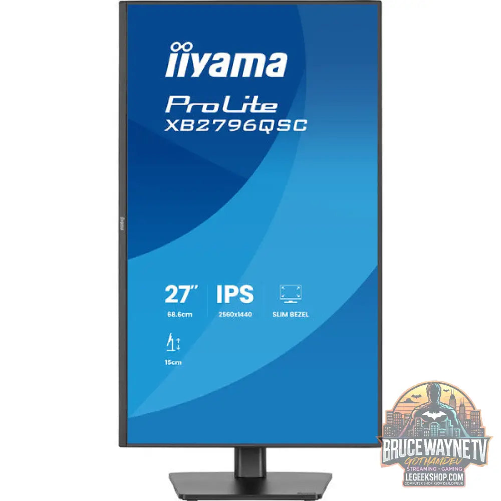 iiyama ProLite XB2796QSC-B1 27" QHD/WQHD IPS 75 Hz - iiyama - vue 3