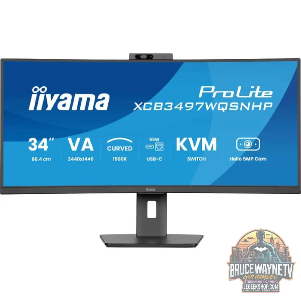 iiyama ProLite XCB3497WQSNPH-B1 34" QHD/WQHD VA 120 Hz - iiyama - vue 2