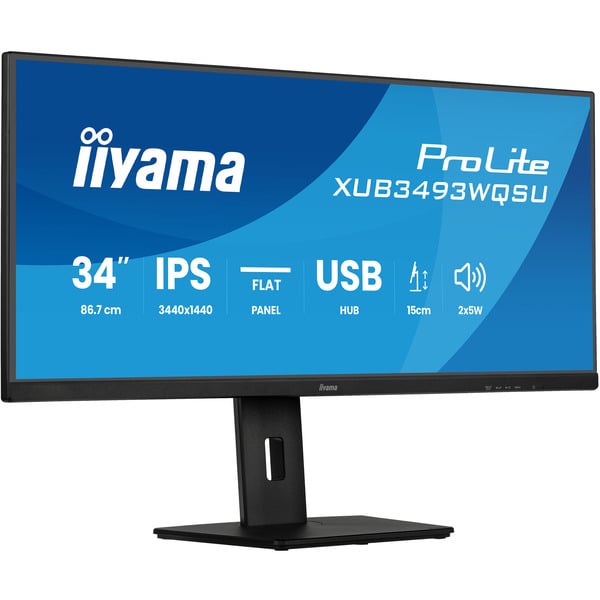 iiyama iiyama ProLite XUB3493WQSU-B6 34" 3440 × 1440 px - iiyama