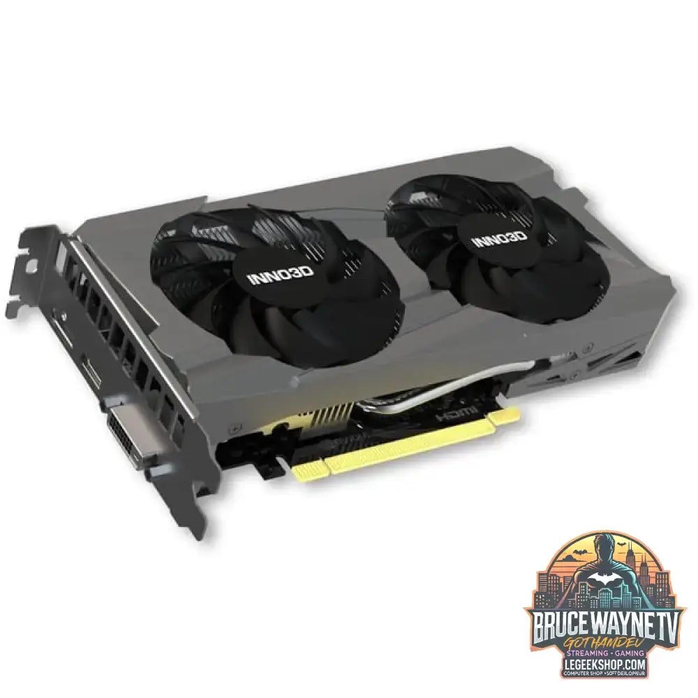 INNO3D GeForce RTX 3050 TWIN X2, Grafikkarte Lite Hash Rate, 1x DisplayPort, 1x HDMI 2.1 - INNO3D - vue 2