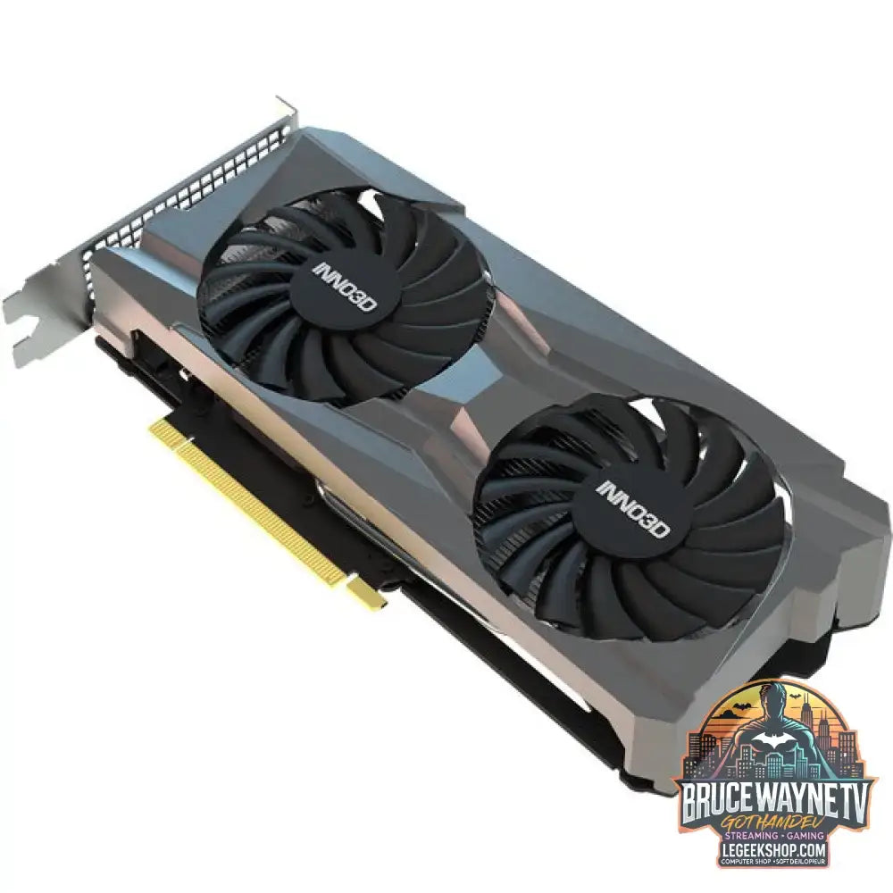 INNO3D GeForce RTX 3050 TWIN X2, Grafikkarte Lite Hash Rate, 1x DisplayPort, 1x HDMI 2.1 - INNO3D - vue 4