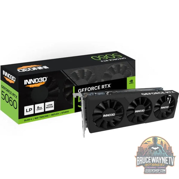 INNO3D GeForce RTX 5060 LOW PROFILE, Grafikkarte DLSS 4, 2x DisplayPort, 1x HDMI 2.1 - INNO3D
