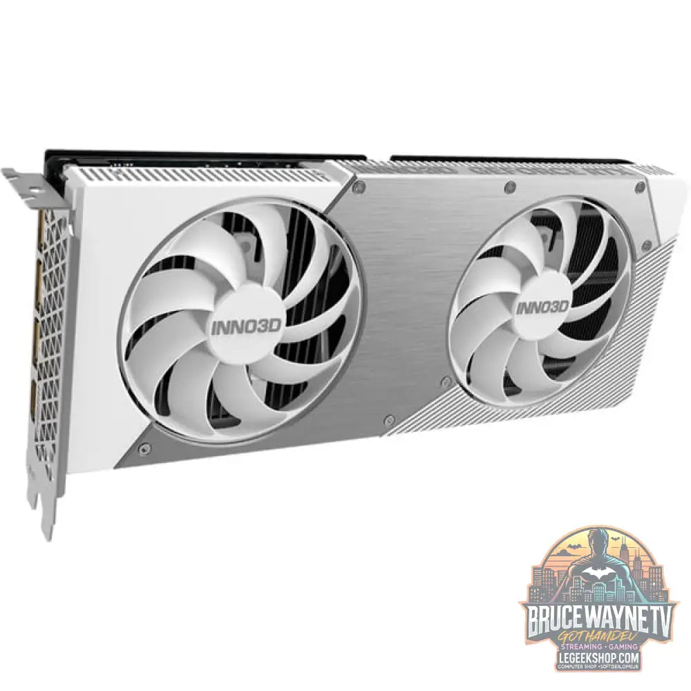 INNO3D GeForce RTX 5060 TWIN X2 OC WHITE 8GB, Grafikkarte DLSS 4, 3x DisplayPort, 1x HDMI 2.1 - INNO3D - vue 2