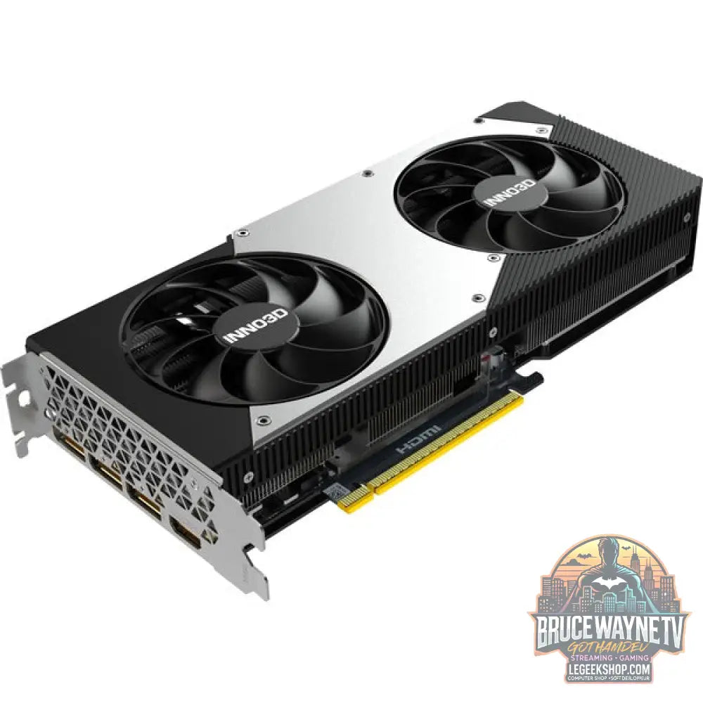 INNO3D GeForce RTX 5070 TWIN X2, Grafikkarte DLSS 4, 3x DisplayPort, 1x HDMI 2.1 - INNO3D - vue 6
