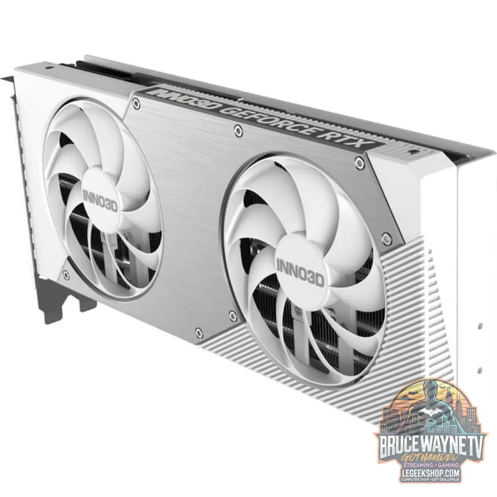 INNO3D GeForce RTX 5070 TWIN X2 OC white, Grafikkarte blanc, DLSS 4, 3x DisplayPort, 1x HDMI 2.1 - INNO3D - vue 9