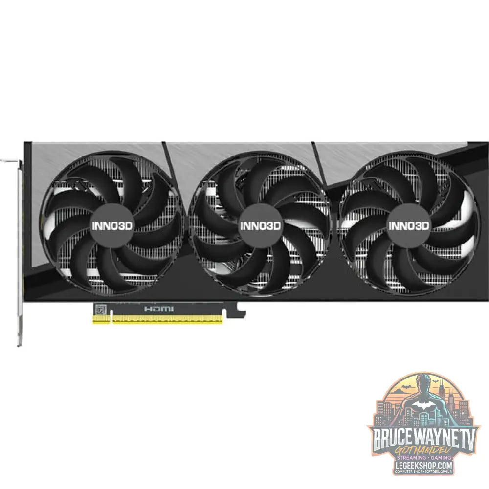 INNO3D GeForce RTX 5080 X3 OC, Grafikkarte DLSS 4, 3x DisplayPort, 1x HDMI 2.1 - INNO3D - vue 3