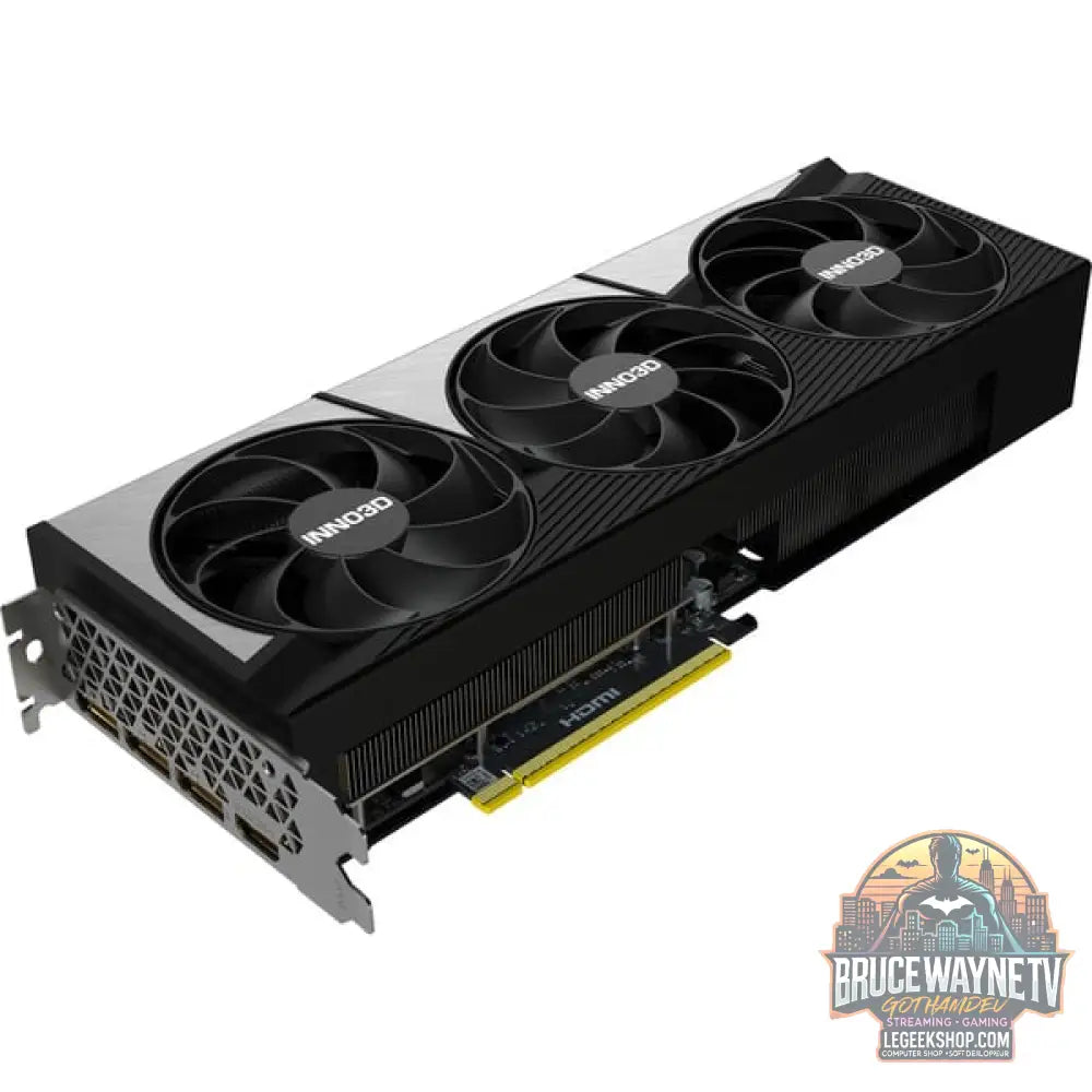 INNO3D GeForce RTX 5080 X3 OC, Grafikkarte DLSS 4, 3x DisplayPort, 1x HDMI 2.1 - INNO3D - vue 4