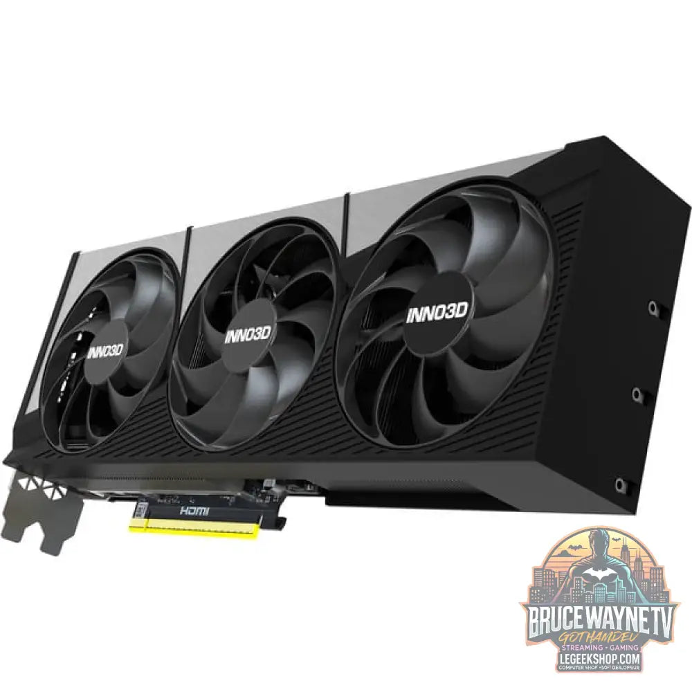 INNO3D GeForce RTX 5080 X3 OC, Grafikkarte DLSS 4, 3x DisplayPort, 1x HDMI 2.1 - INNO3D - vue 5