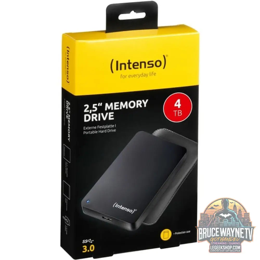 Intenso 2,5" Memory Drive 4 TB, Externe Festplatte noir, Micro-USB-B 3.2 Gen 1 (5 Gbit/s) - Intenso - vue 6