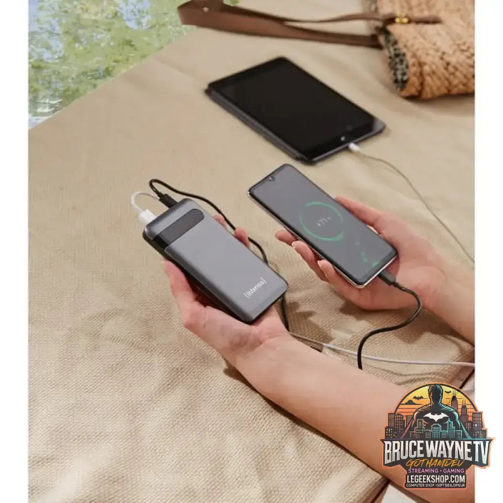 Intenso Powerbank PD10000 anthrazit, 10.000 mAh - Stromquelle: USB-C, Micro-USB - vue 11