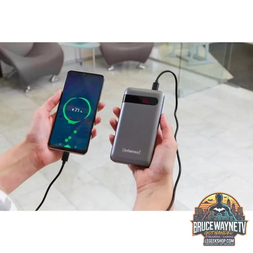 Intenso Powerbank PD10000 anthrazit, 10.000 mAh - Stromquelle: USB-C, Micro-USB - vue 10