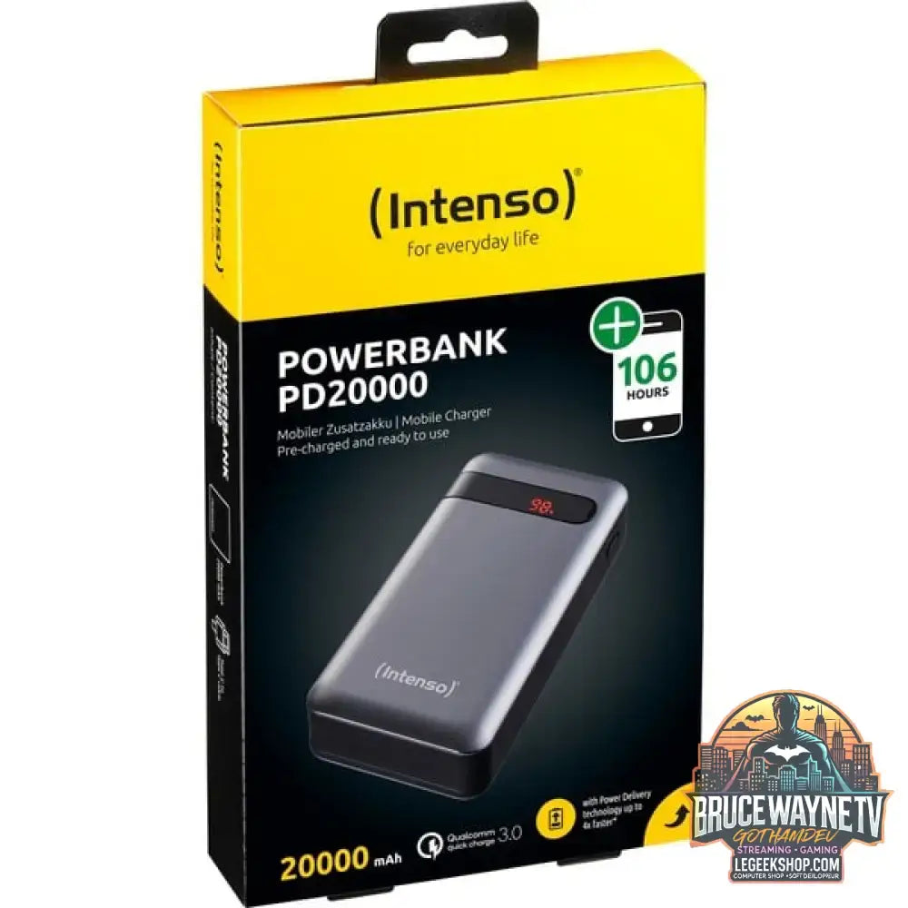 Intenso Powerbank PD20000 grau, 20.000 mAh - Stromquelle: USB-C, Micro-USB - vue 4