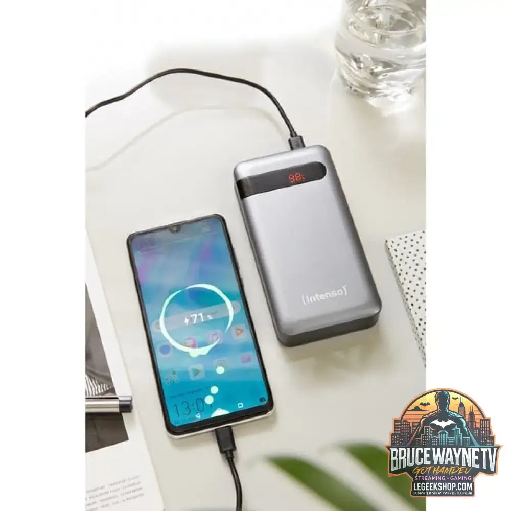 Intenso Powerbank PD20000 grau, 20.000 mAh - Stromquelle: USB-C, Micro-USB - vue 6