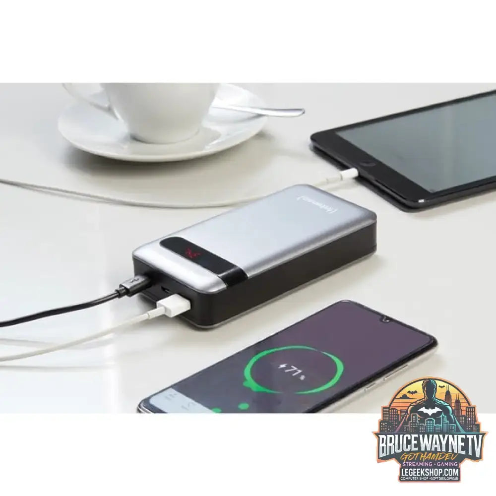 Intenso Powerbank PD20000 grau, 20.000 mAh - Stromquelle: USB-C, Micro-USB - vue 7