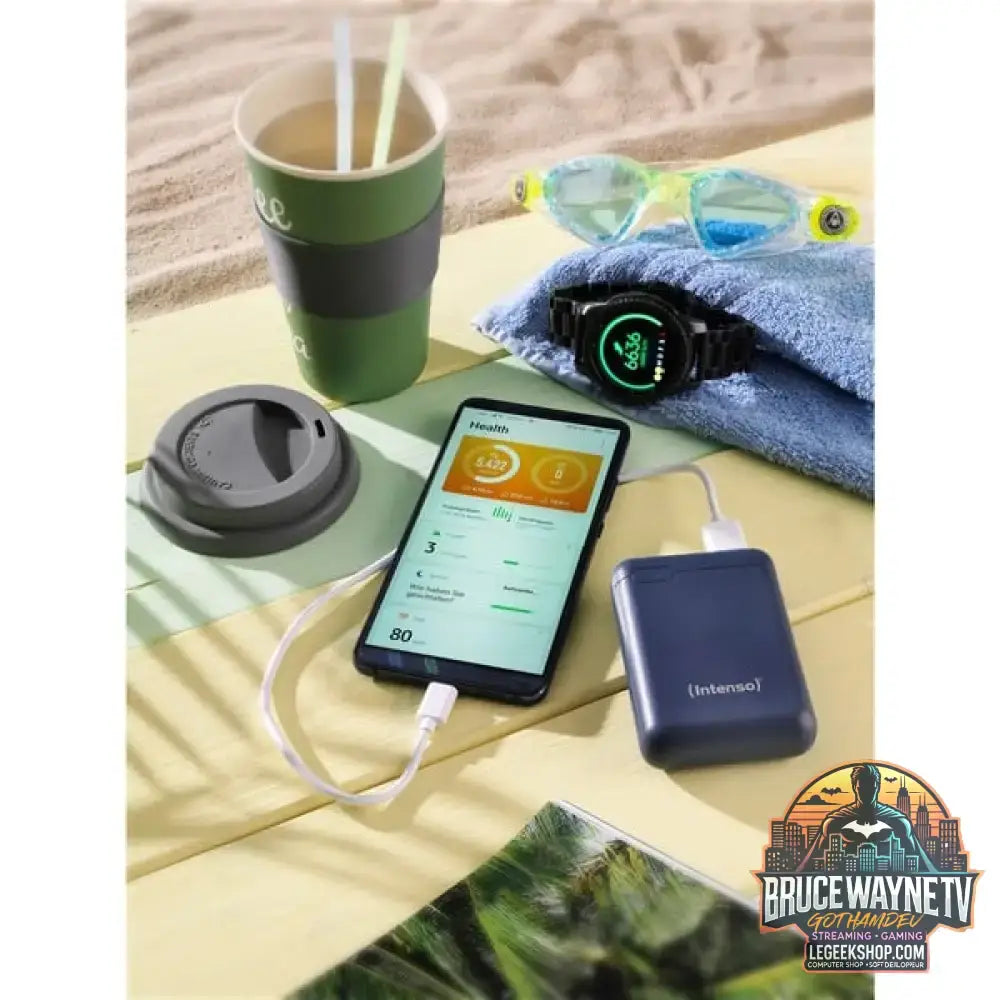Intenso Powerbank XS10000 blau, 10.000 mAh - Stromquelle: USB-C, Micro-USB - vue 8