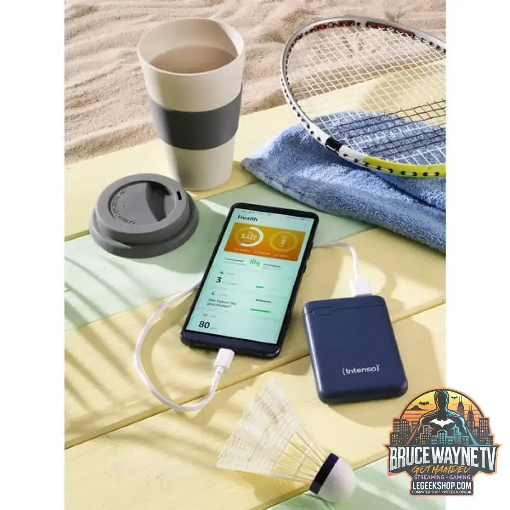 Intenso Powerbank XS5000 blau, 5.000 mAh - Stromquelle: USB-C, Micro-USB - vue 8