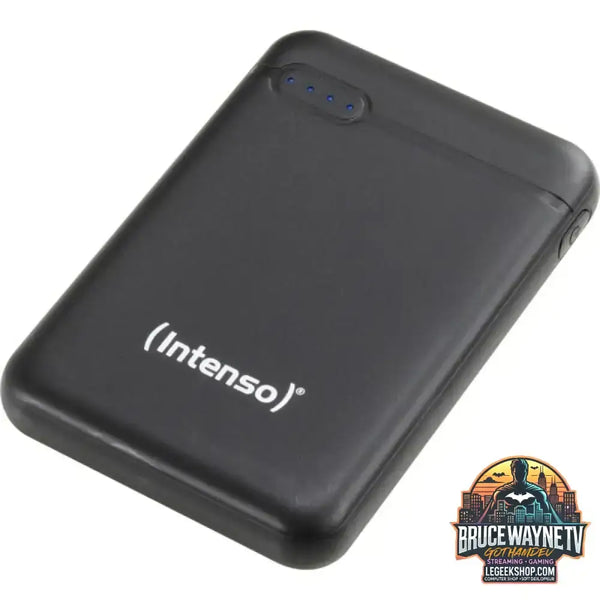 Intenso Powerbank XS5000 schwarz, 5.000 mAh - Stromquelle: USB-C, Micro-USB