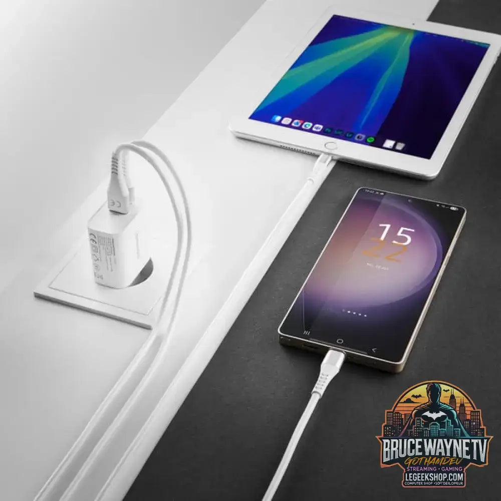 Intenso Power Adapter W30AC, Ladegerät weiß, 30W - Intenso - vue 8