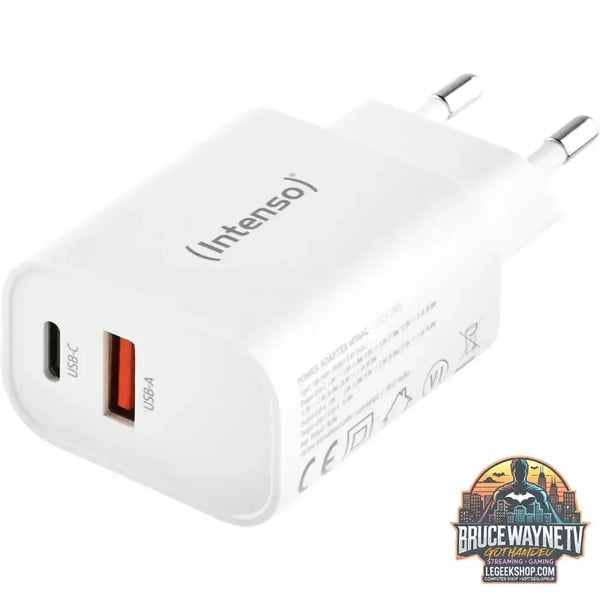 Intenso Power Adapter W30AC, Ladegerät weiß, 30W - Intenso