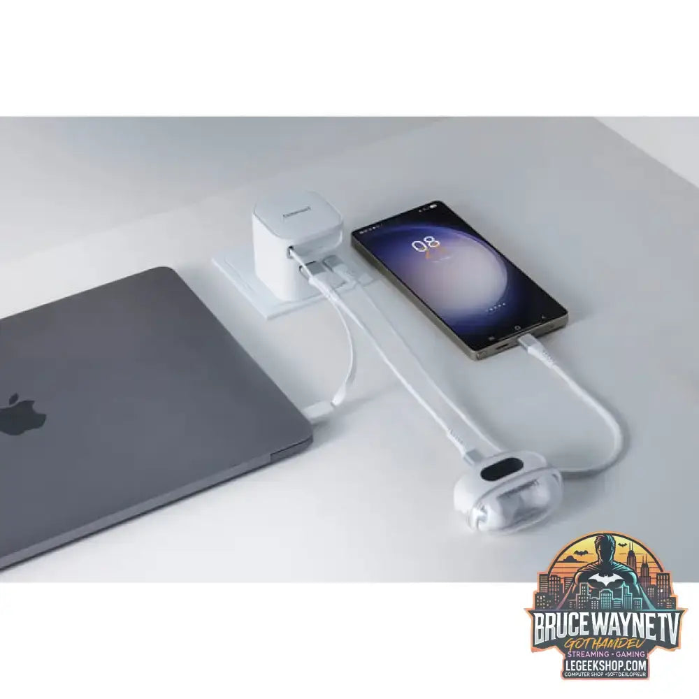 Intenso Power Adapter W65ACIC GaN, Ladegerät weiß, 65W - Intenso - vue 15