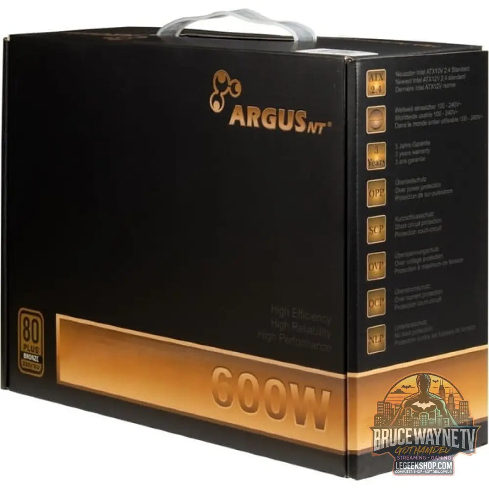 Inter-Tech Argus BPS-600 600W, alimentation PC - Inter-Tech - vue 5