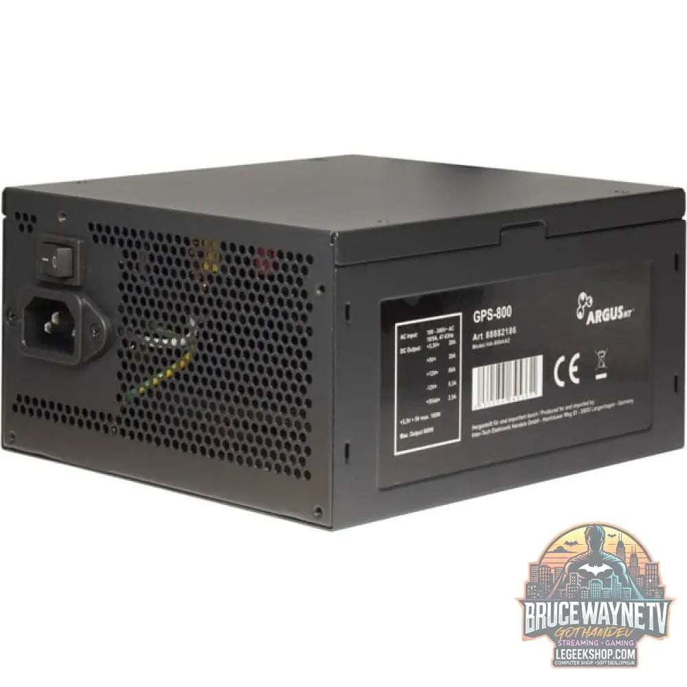 Inter-Tech Argus GPS-800 800W, alimentation PC - Inter-Tech - vue 3