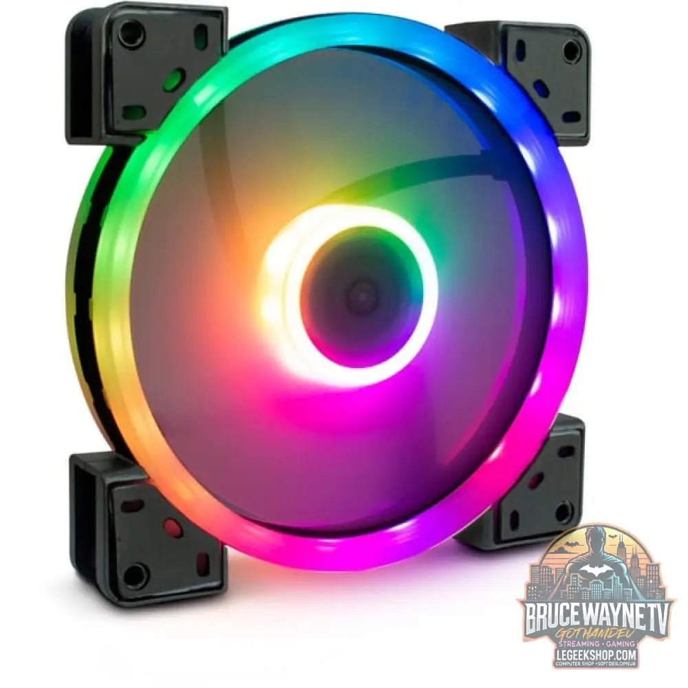 Inter-Tech Argus RGB-Fan Set RS-14 140x140x25, Gehäuselüfter - Inter-Tech - vue 2