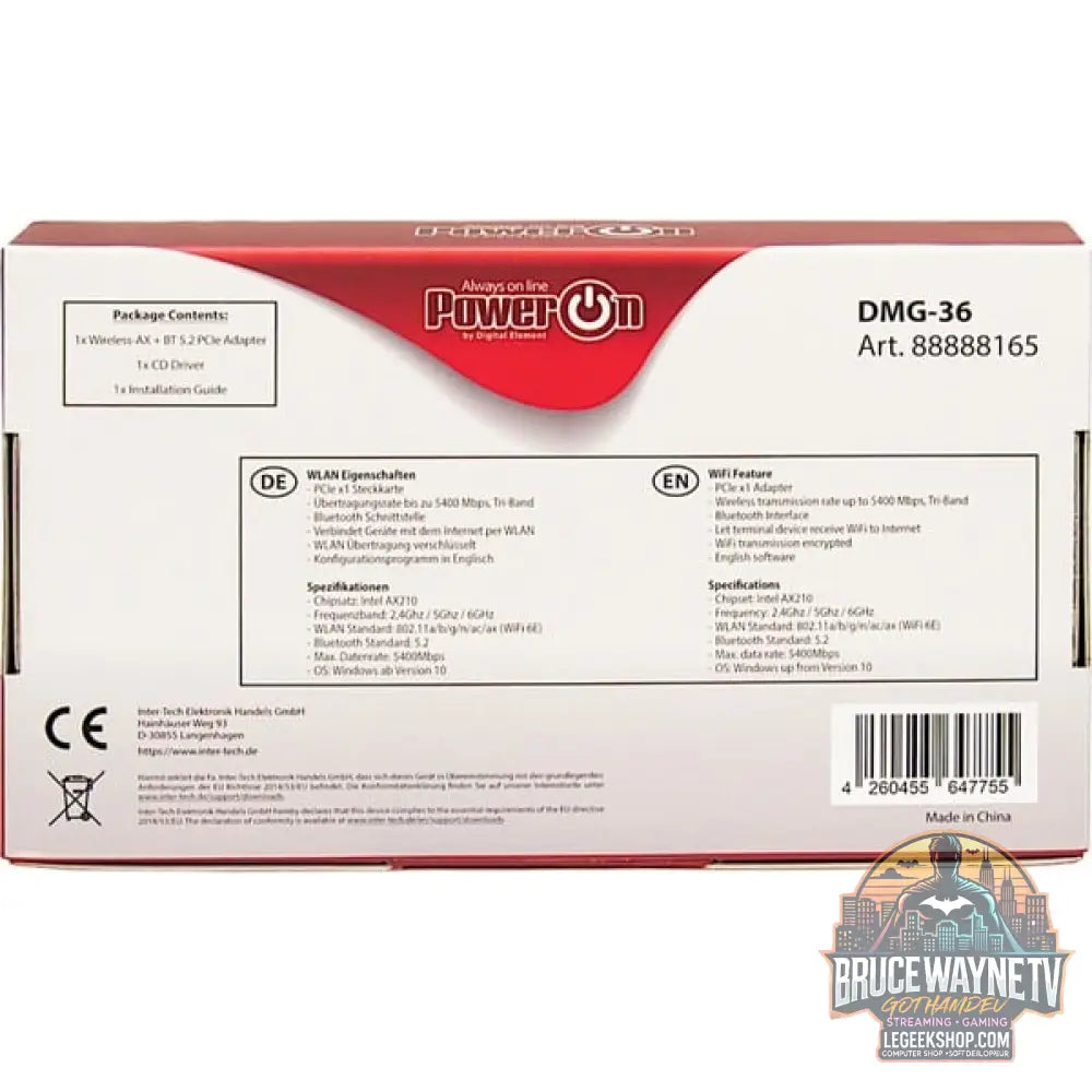 Inter-Tech DMG-36, adaptateur Wi-Fi - Inter-Tech - vue 6