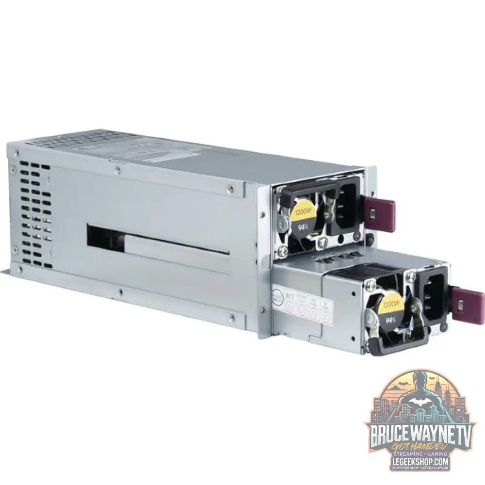 Inter-Tech IPC ASPOWER R2A-DV1200-N 2U, alimentation PC - Inter-Tech - vue 3