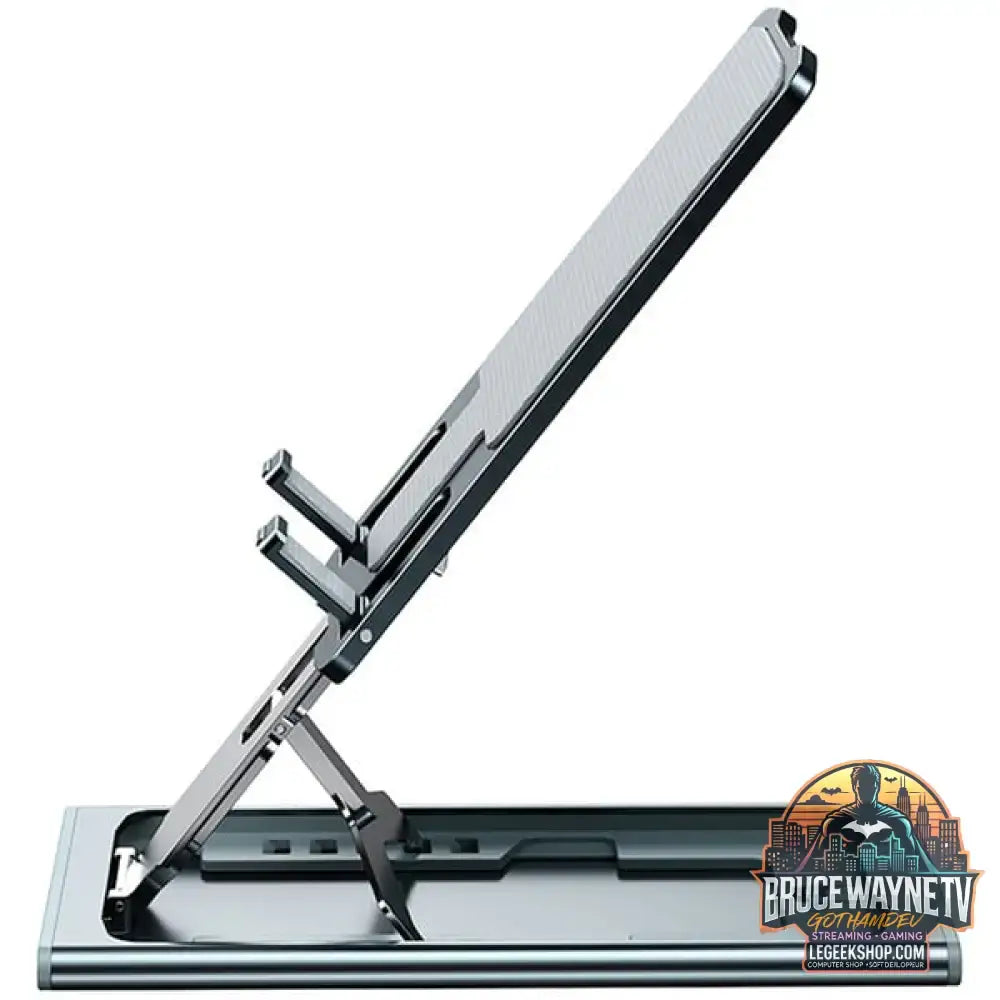Inter-Tech Mobiltelefon- und Tablethalterung MTS-105 titan/grau, bis 12" und 750g - Inter-Tech - vue 2