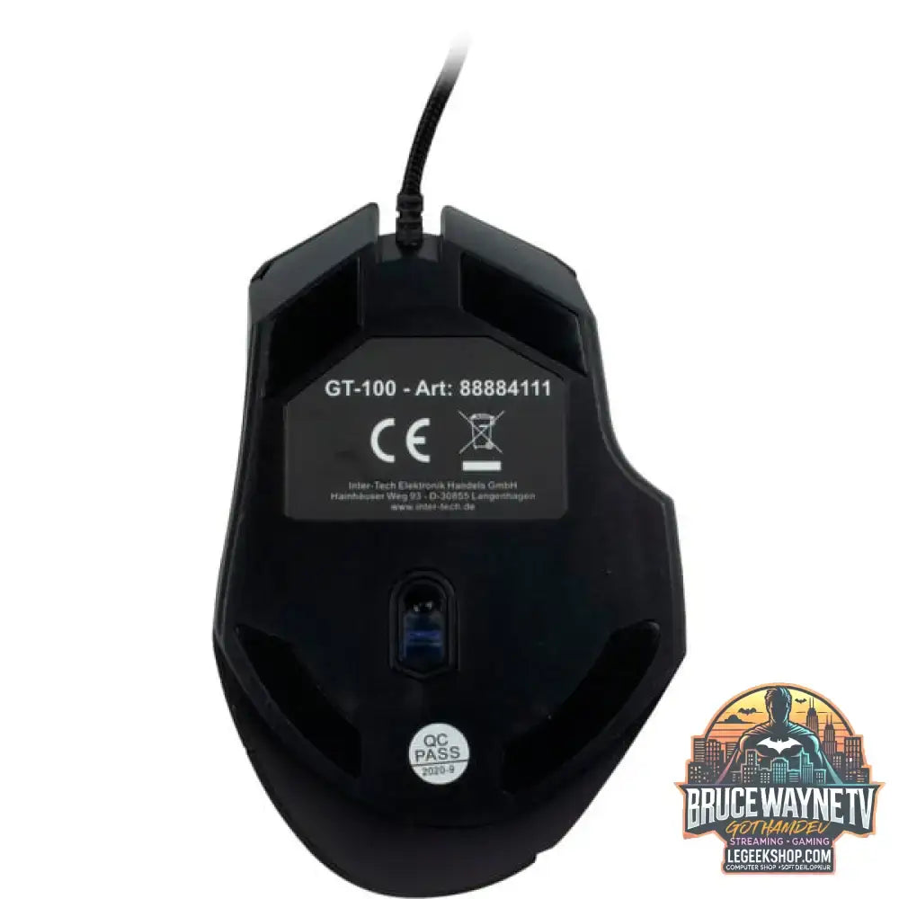 Inter-Tech Nitrox GT-100 RGB, souris gaming - vue 5