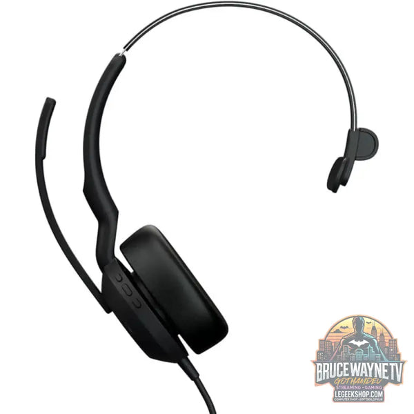 Jabra Evolve2 50, Headset noir, UC, Bluetooth 5.2, USB-C et USB-A, Mono - Jabra