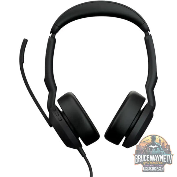 Jabra Evolve2 50, Headset noir, UC, Bluetooth 5.2, USB-C et USB-A, Stereo - Jabra